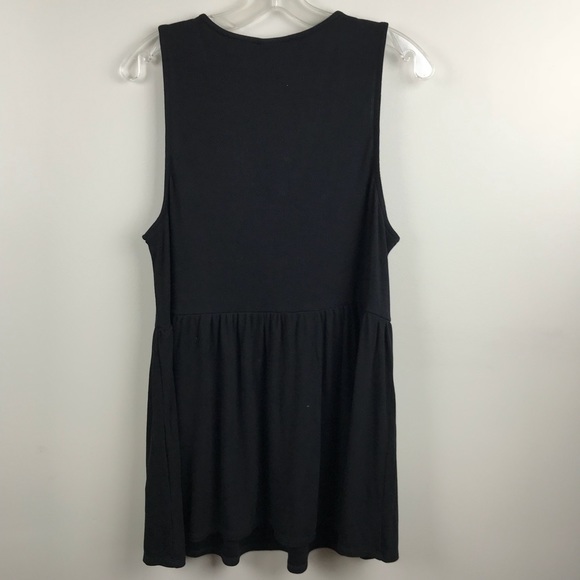 Torrid 4 Black Lattice Ribbed Sleeveless Top 4X - Picture 3 of 4